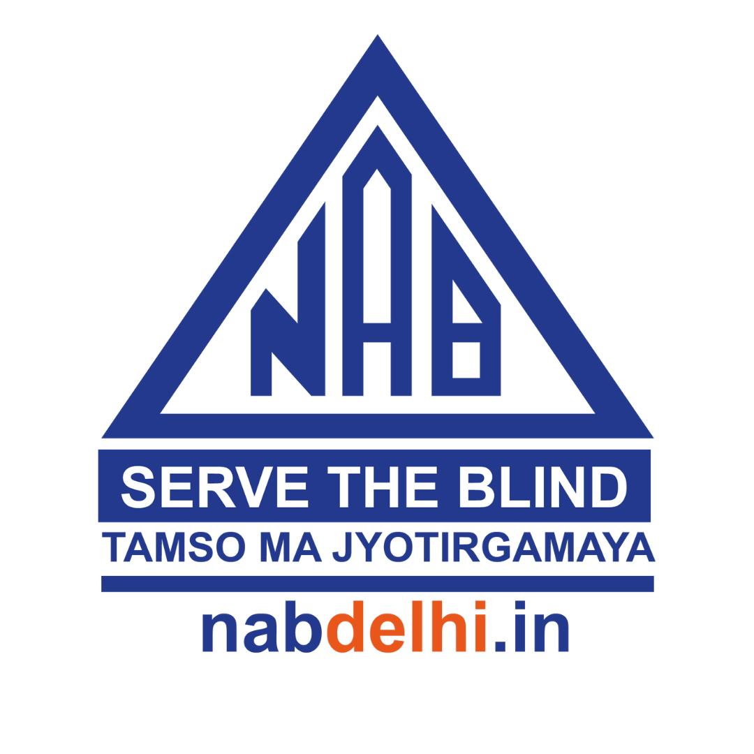 NAB - Serve the Blind, Tamso Ma Jyotirgamaya, nabdelhi.in logo